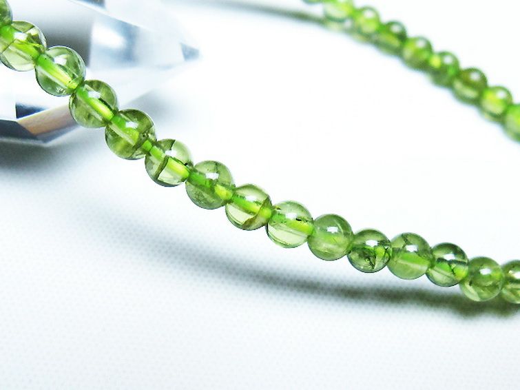 ペリドット ブレスレット 4mm [T283-10940] 3枚目