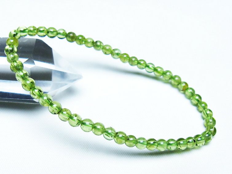 ペリドット ブレスレット 4mm [T283-10941] 1枚目