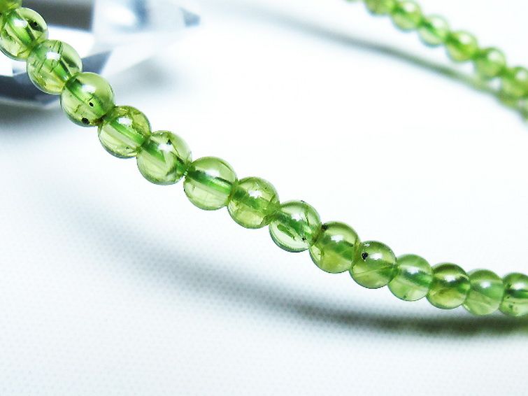 ペリドット ブレスレット 4mm [T283-10941] 3枚目