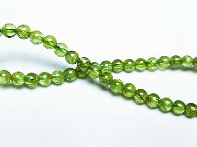 ペリドット ブレスレット 4mm [T283-10946] 2枚目