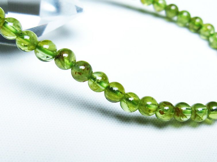 ペリドット ブレスレット 4mm [T283-10946] 3枚目