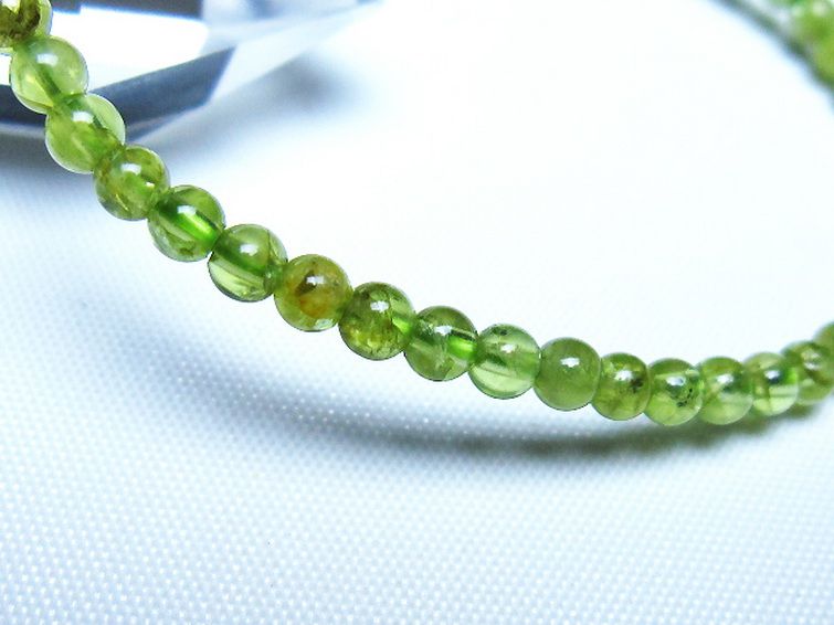 ペリドット ブレスレット 4mm [t283-11056] 3枚目