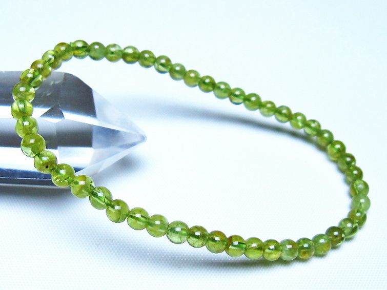 ペリドット ブレスレット 4mm [t283-11065] 1枚目