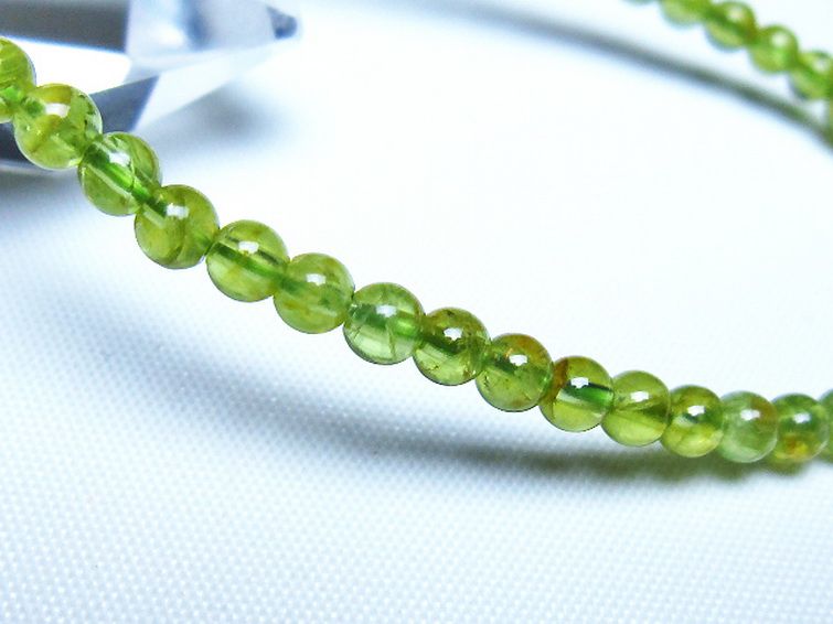 ペリドット ブレスレット 4mm [t283-11065] 3枚目