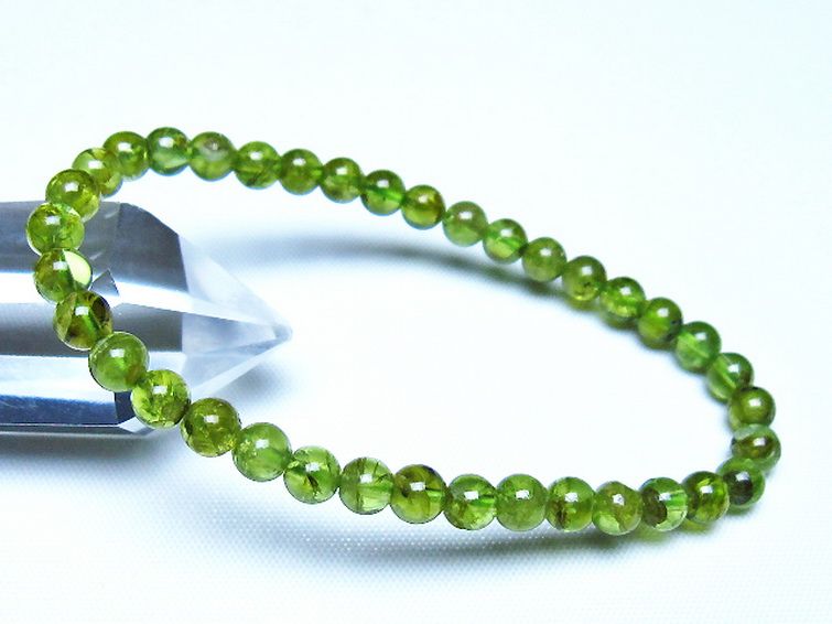 ペリドット ブレスレット 5mm [t283-11067] 1枚目