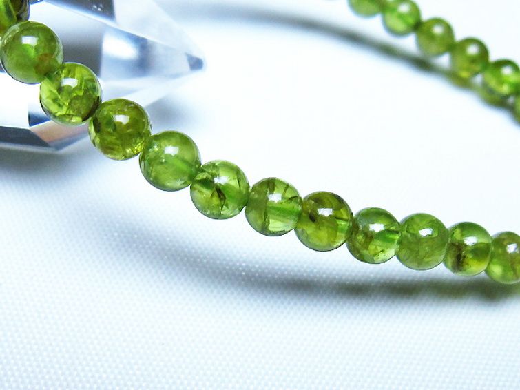 ペリドット ブレスレット 5mm [t283-11067] 3枚目