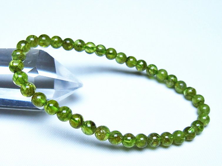 ペリドット ブレスレット 5mm [t283-11068] 1枚目