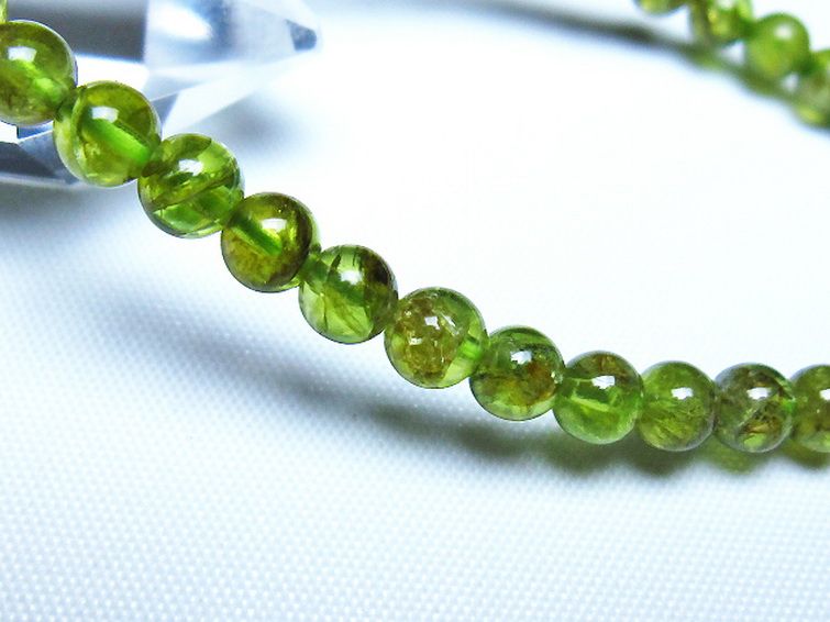 ペリドット ブレスレット 5mm [t283-11068] 3枚目