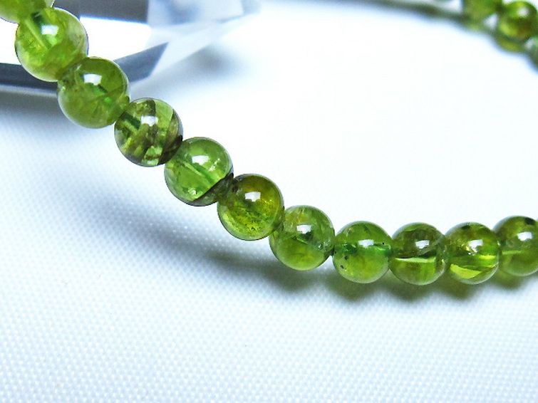 ペリドット ブレスレット 5mm [t283-11070] 3枚目