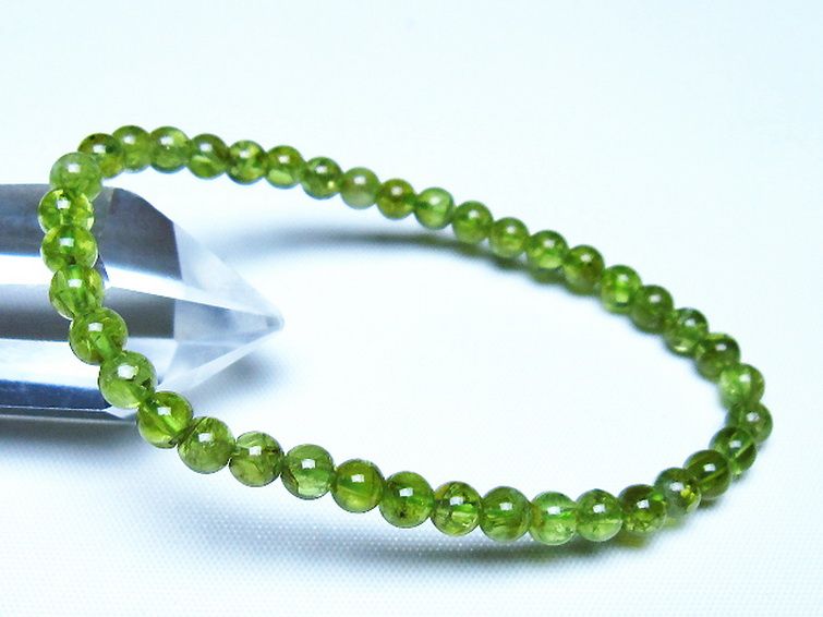 ペリドット ブレスレット 5mm [t283-11071] 1枚目