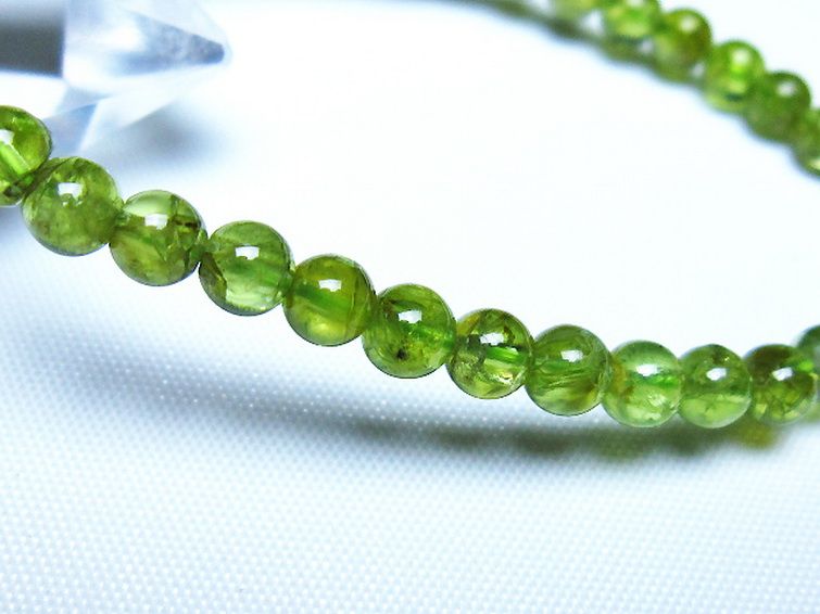ペリドット ブレスレット 5mm [t283-11071] 3枚目