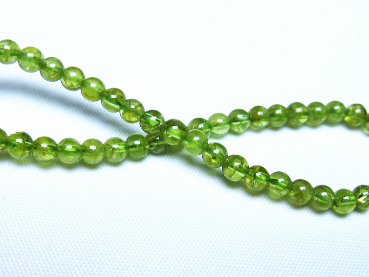 ペリドット ブレスレット 4mm [t283-11092] 2枚目