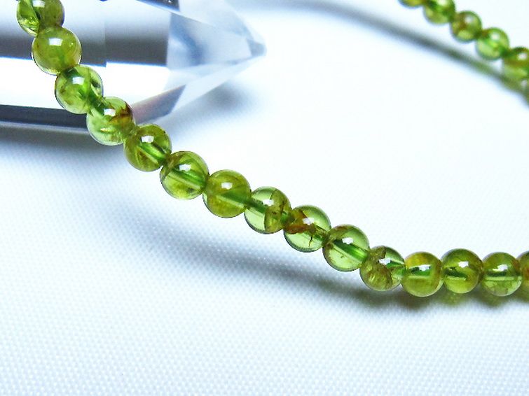 ペリドット ブレスレット 4mm [t283-11094] 3枚目