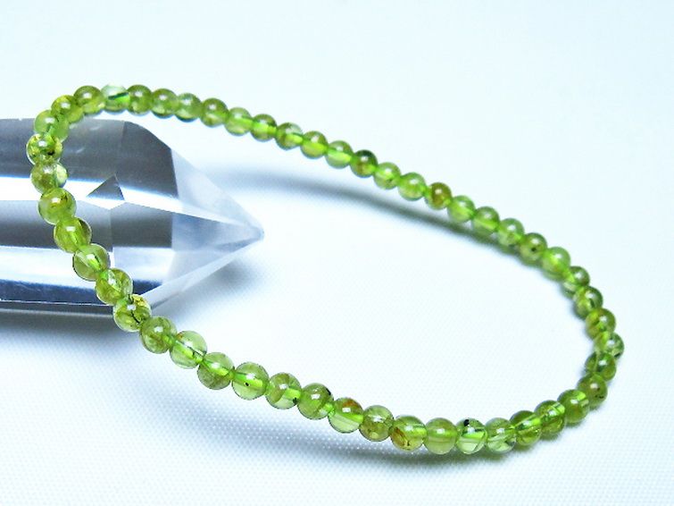 ペリドット ブレスレット 4mm [t283-11101] 1枚目
