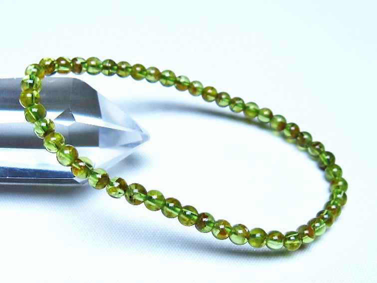 ペリドット ブレスレット 4mm [t283-11105] 1枚目