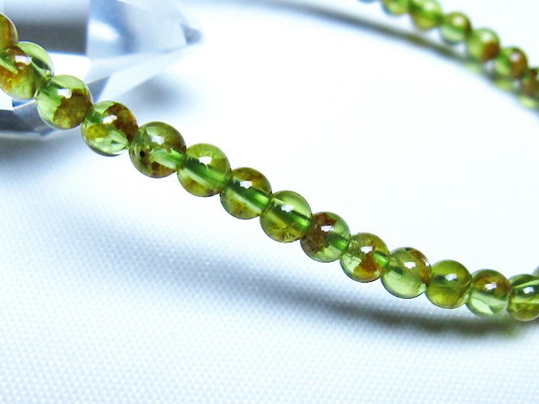 ペリドット ブレスレット 4mm [t283-11105] 3枚目