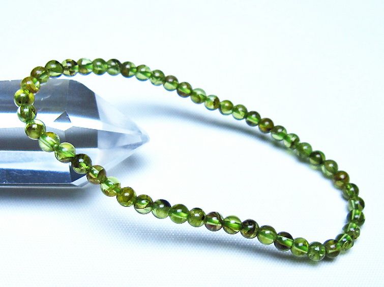 ペリドット ブレスレット 4mm [t283-11107] 1枚目