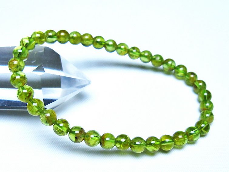 ペリドット ブレスレット 5mm [t283-11110]