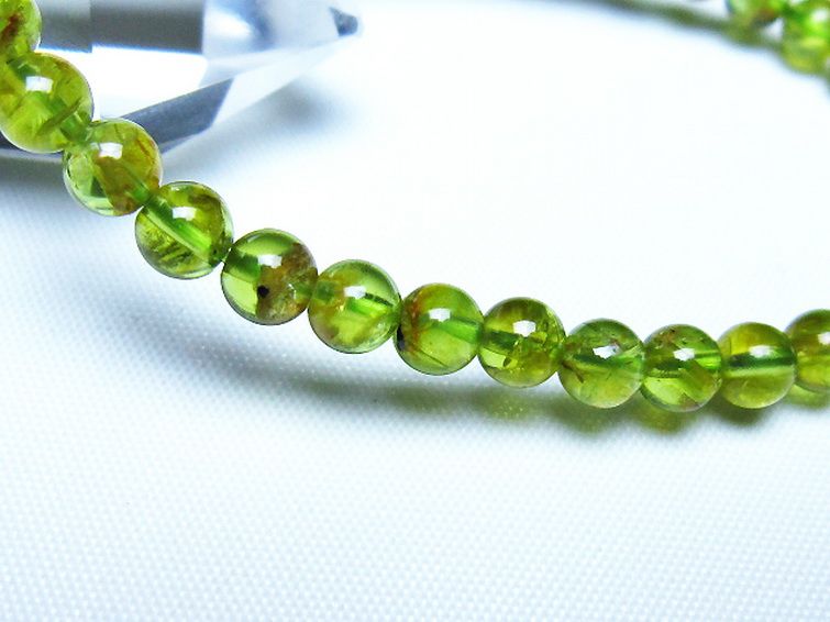 ペリドット ブレスレット 5mm [t283-11110]