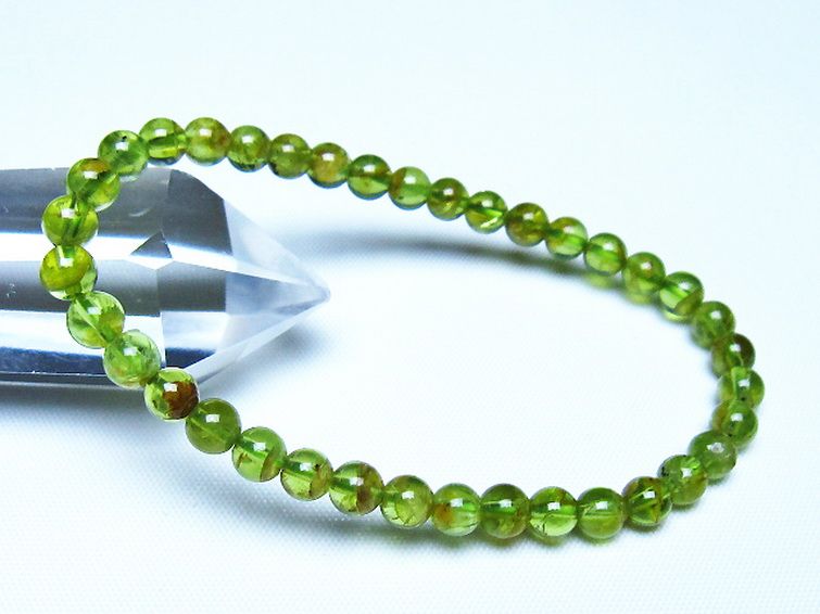 ペリドット ブレスレット 5mm [t283-11112] 1枚目