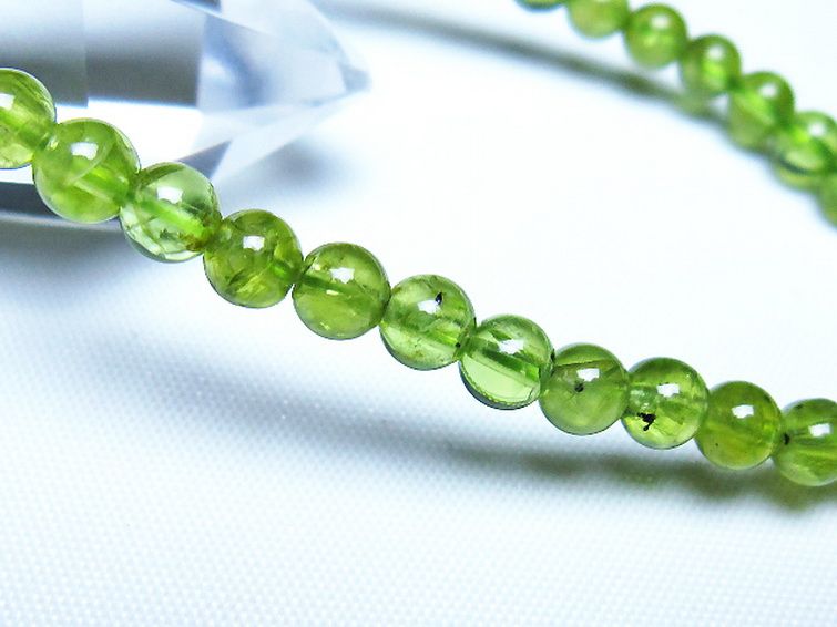 ペリドット ブレスレット 5mm [t283-11116] 3枚目