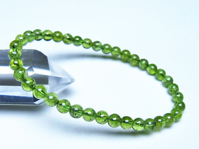 ペリドット ブレスレット 5mm [t283-11119] 1枚目