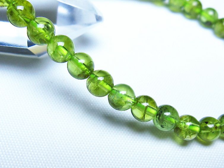 ペリドット ブレスレット 5mm [t283-11120] 3枚目