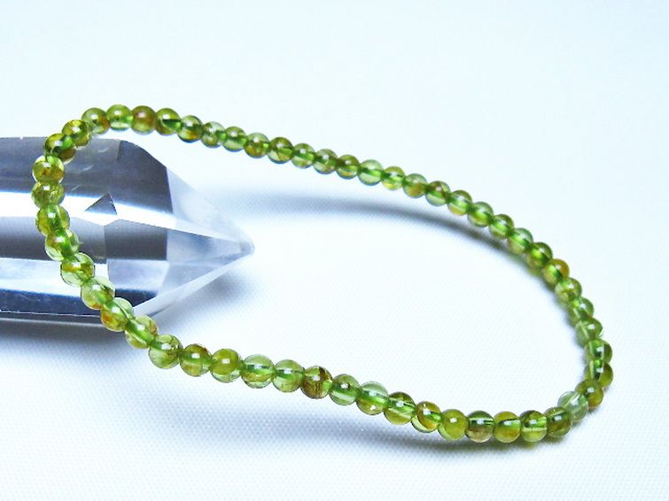 ペリドット ブレスレット 4mm [t283-11126] 1枚目