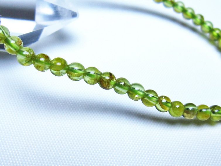ペリドット ブレスレット 4mm [t283-11126] 3枚目