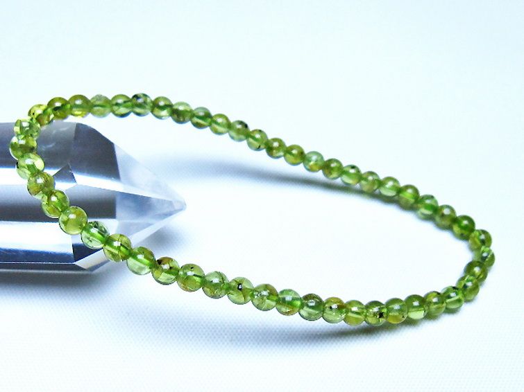 ペリドット ブレスレット 4mm [t283-11128] 1枚目