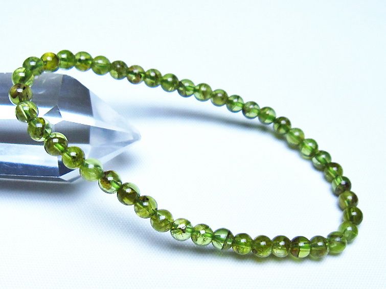 ペリドット ブレスレット 4mm [t283-11131] 1枚目