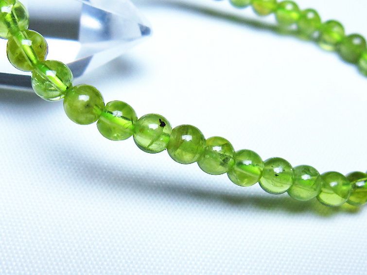 ペリドット ブレスレット 5mm [t283-11134] 3枚目