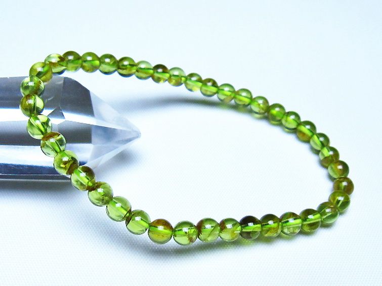 ペリドット ブレスレット 5mm [t283-11137] 1枚目