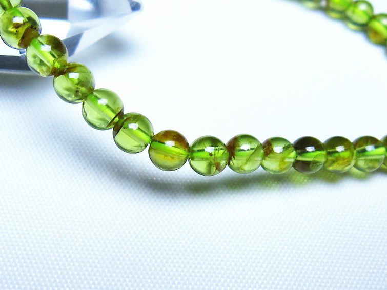 ペリドット ブレスレット 5mm [t283-11137] 3枚目
