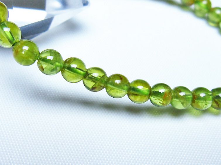 ペリドット ブレスレット 5mm [t283-11141]