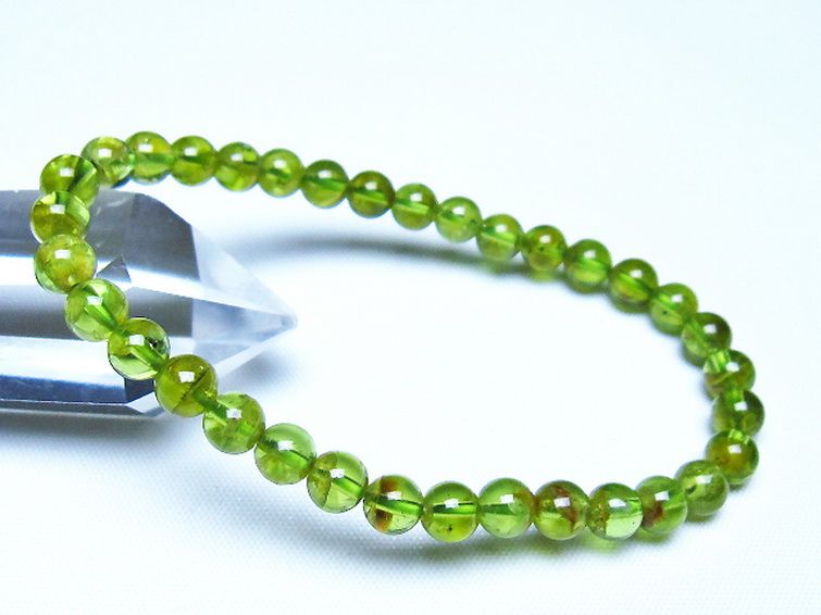 ペリドット ブレスレット 5mm [t283-11146] 1枚目