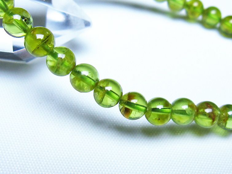 ペリドット ブレスレット 5mm [t283-11146] 3枚目