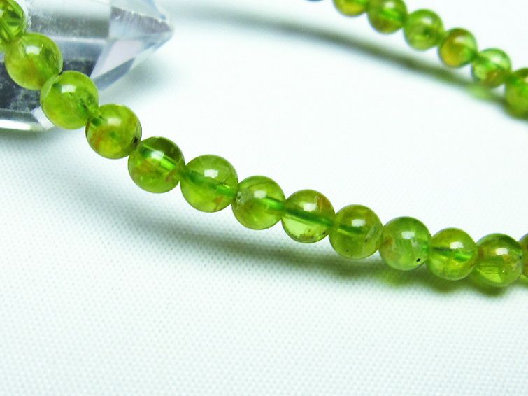 ペリドット ブレスレット 5mm [T283-8328] 3枚目