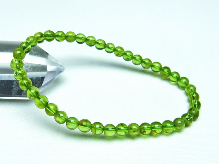 ペリドット ブレスレット 5mm [T283-8358] 1枚目