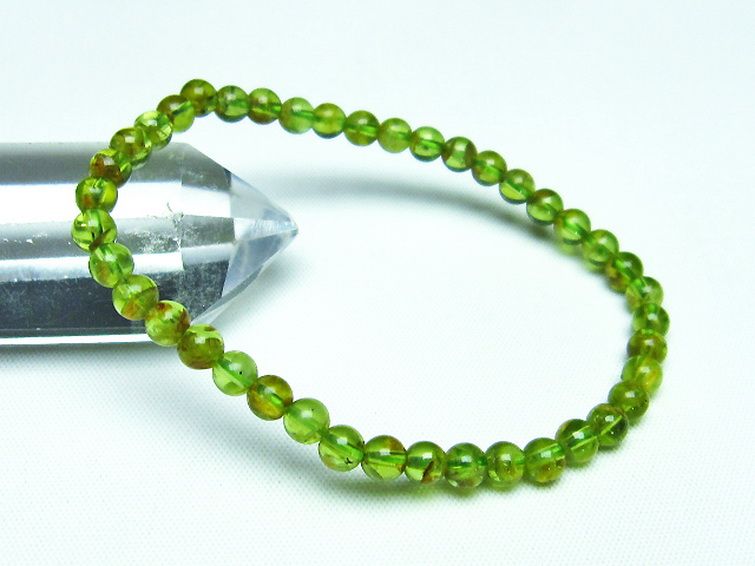ペリドット ブレスレット 5mm [T283-8371] 1枚目