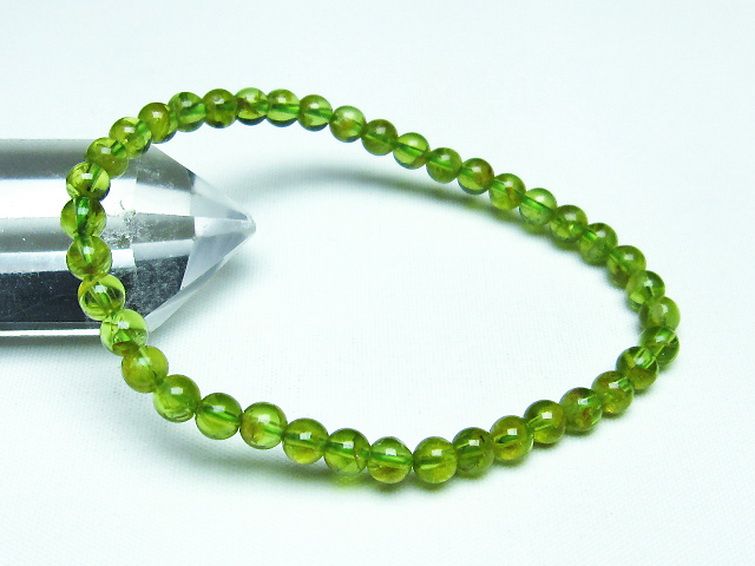 ペリドット ブレスレット 5mm [T283-8579] 1枚目