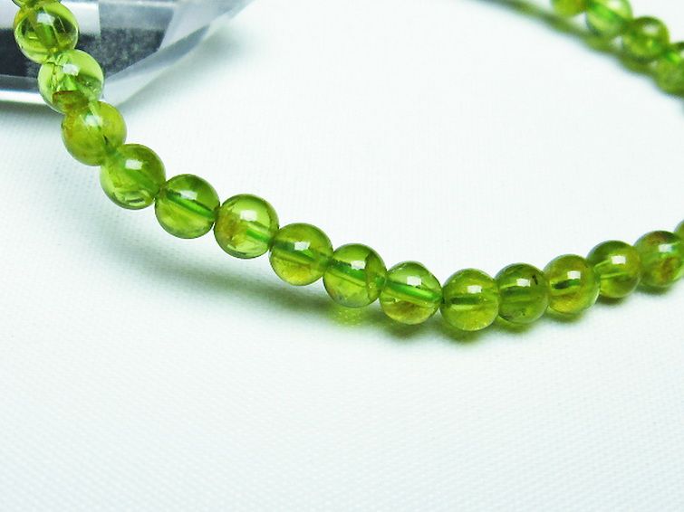 ペリドット ブレスレット 5mm [T283-8579] 3枚目