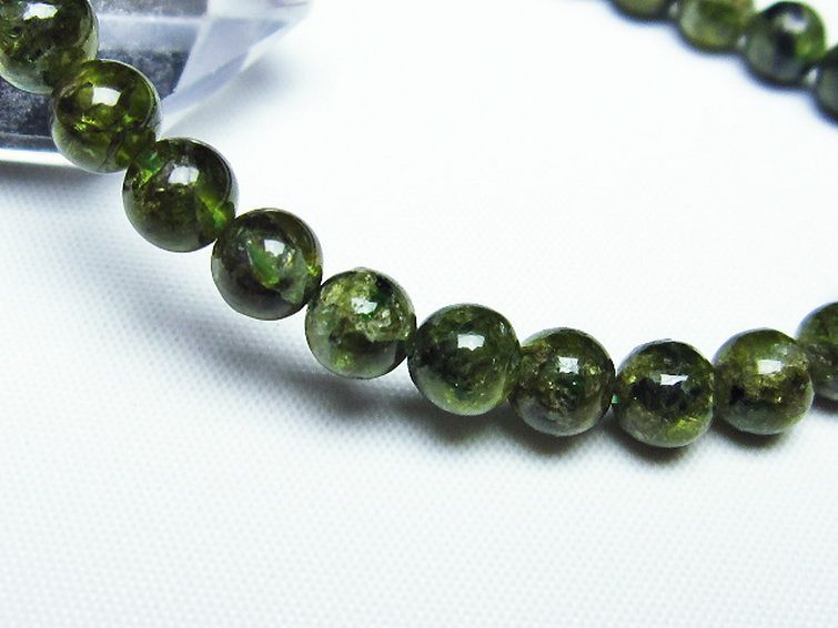 ペリドット ブレスレット 6mm [t284-2189] 3枚目