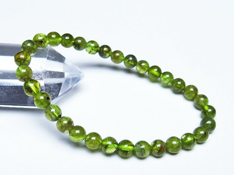 ペリドット ブレスレット 6mm [t284-2525] 1枚目