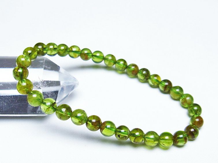 ペリドット ブレスレット 6mm [t284-2566] 1枚目