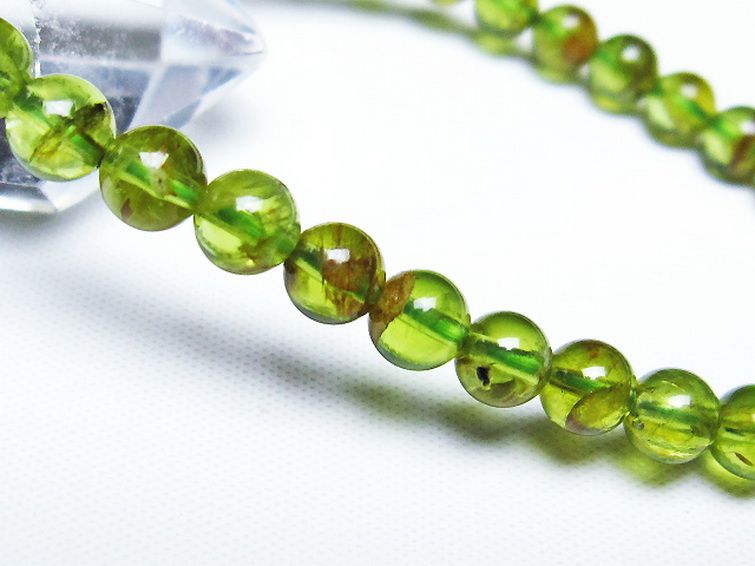 ペリドット ブレスレット 6mm [t284-2566] 3枚目