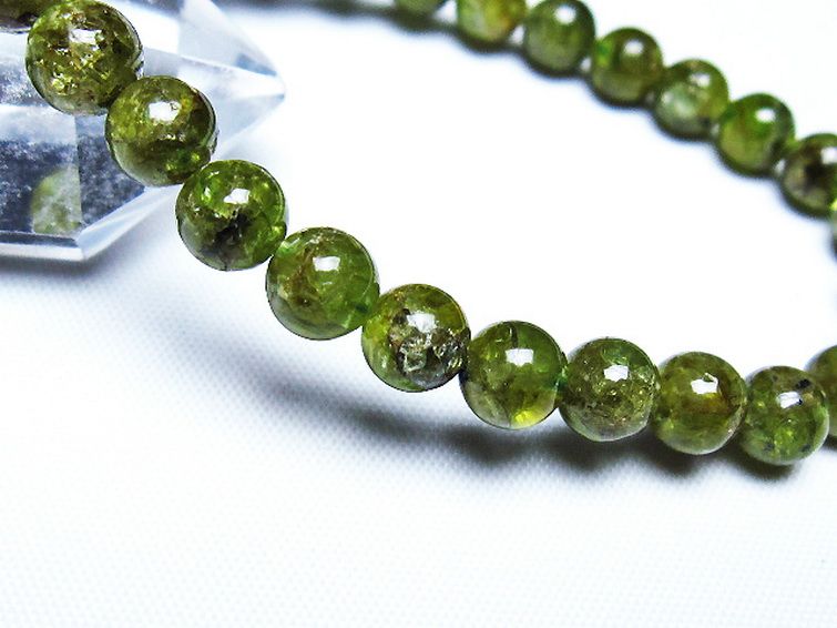 ペリドット ブレスレット 7mm [T284-2712] 3枚目
