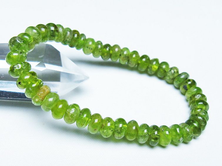 ペリドット ブレスレット 7mm [t284-2807] 1枚目