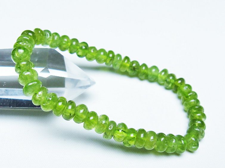 ペリドット ブレスレット 6mm [t284-2829] 1枚目
