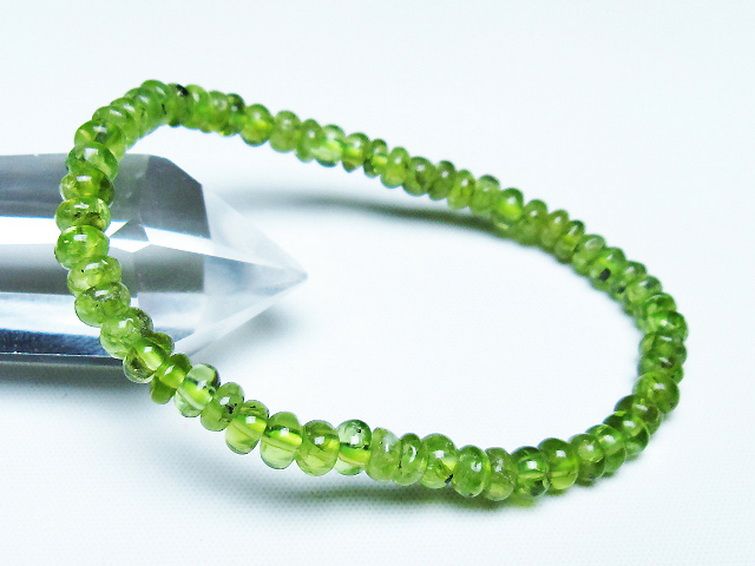 ペリドット ブレスレット 5mm [T284-2833] 1枚目